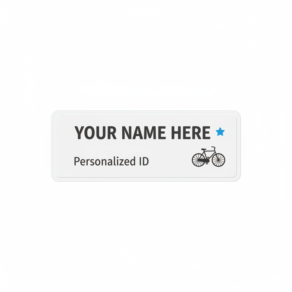 Gepersonaliseerd Naamlabel